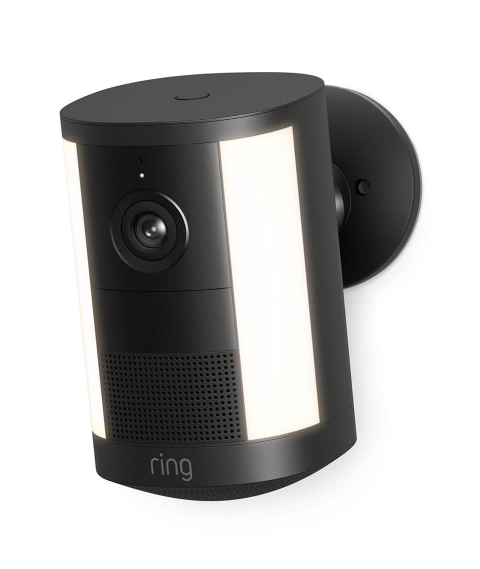 Ring Battery Spotlight Cam, 2nd Gen with Wide-Angle Retinal 2K, 6x Enhanced Zoom - Black
