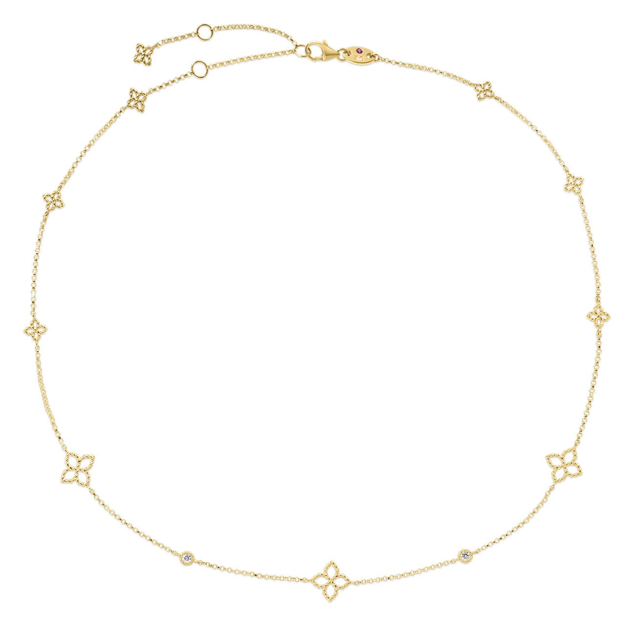 Roberto Coin Principessa Necklace in 18K Yellow Gold