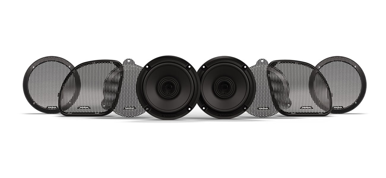 Rockford Fosgate 2-Way Element Ready Speakers 6.5-inch for Select 2014-2023 Harley Davidson Motorcycles (Gen 2)