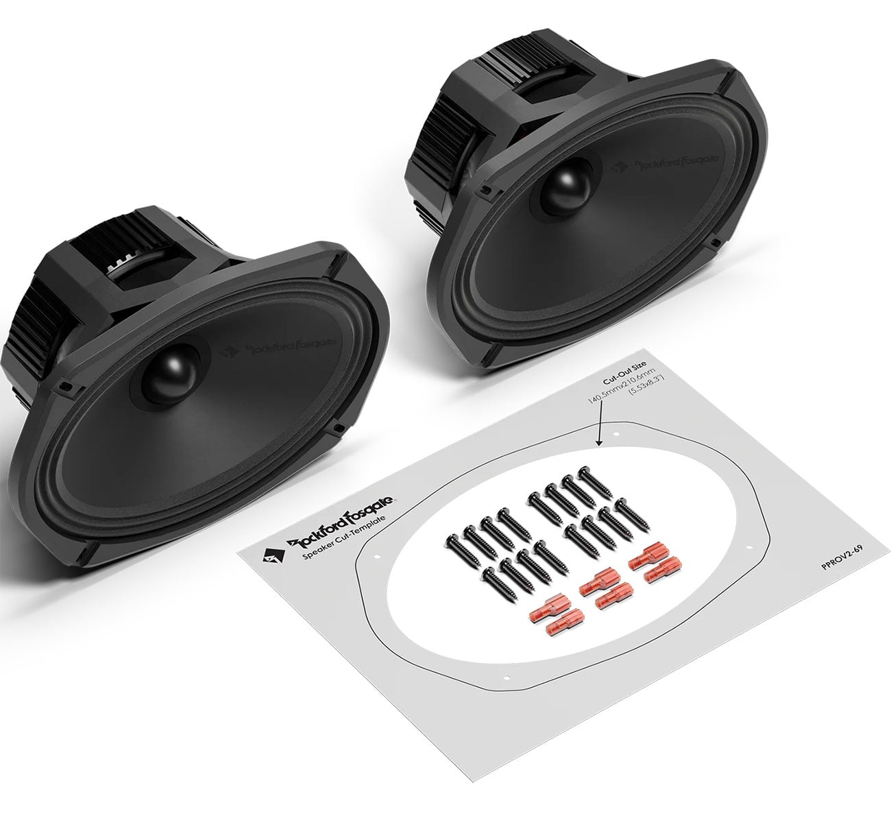 Rockford Fosgate Punch Pro 6x9 Speakers (Pair) - PPROV2-69