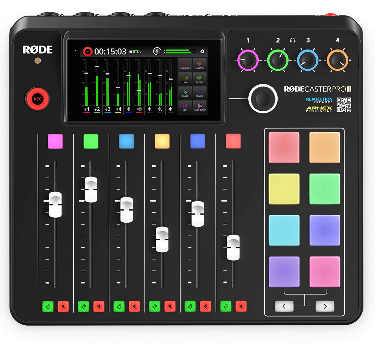 RODE RODECaster Pro II Integrated Audio Production Studio