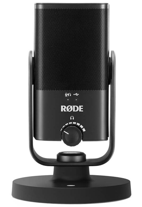 Rode NTUSB-MINI USB Microphone with Detachable Stand, Pop Filter & Headphone Amp