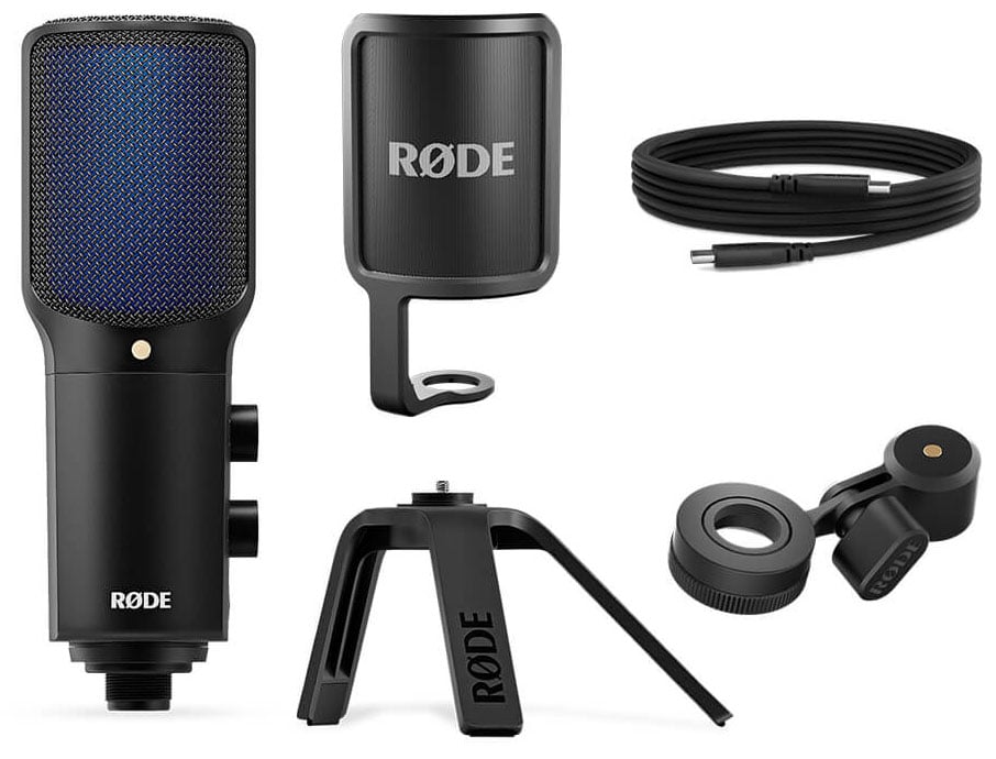 RODE NT-USB Plus Microphone USB Professional in Black - NTUSB-P
