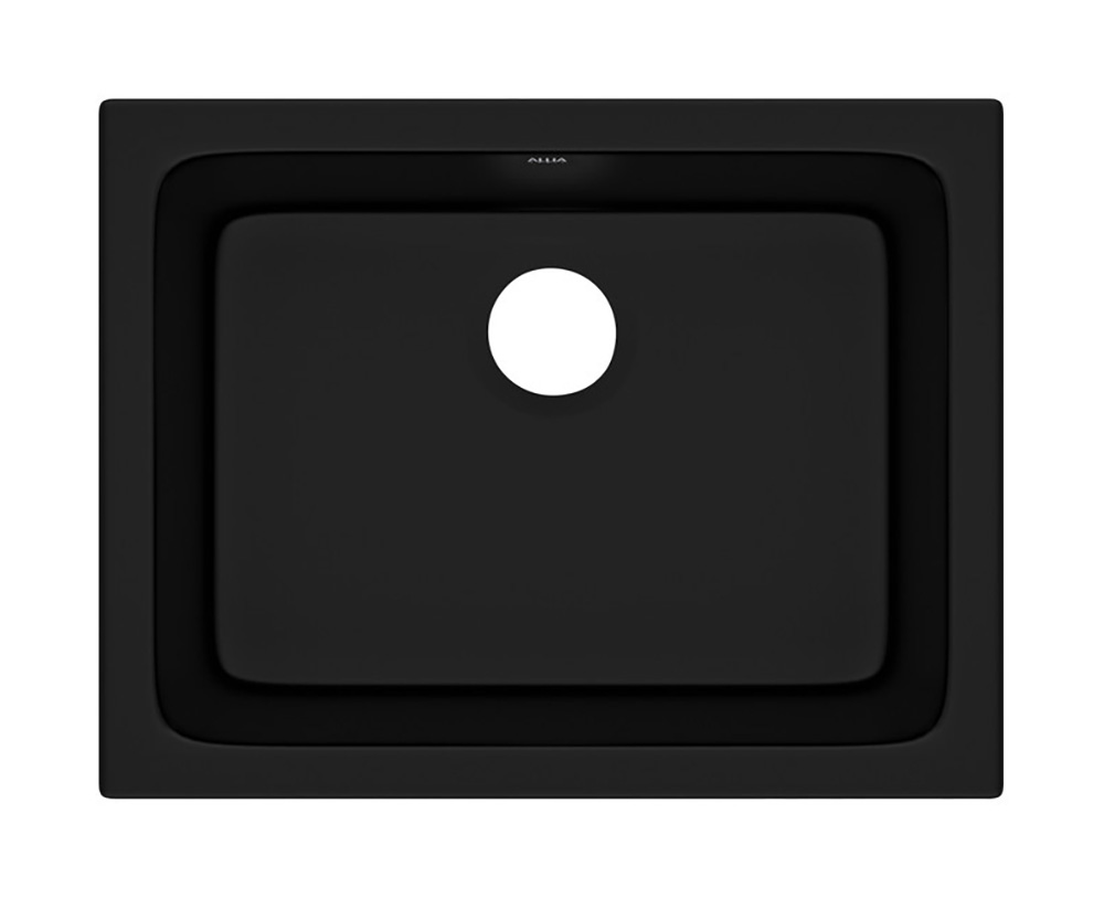 Rohl 24-Inch Allia Bowl Fireclay Matte Black - 634763 | Abt