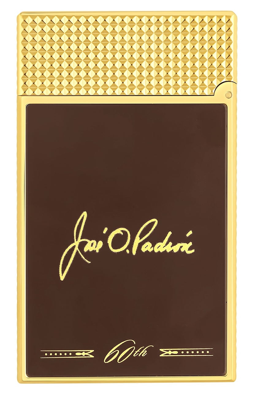 S.T. Dupont Padron Le Grand Lighter Matte Brown|Gold C23014