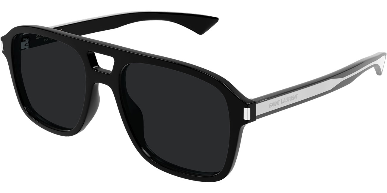 Saint Laurent Corner Angle Sunglasses in Black - SL 881-001