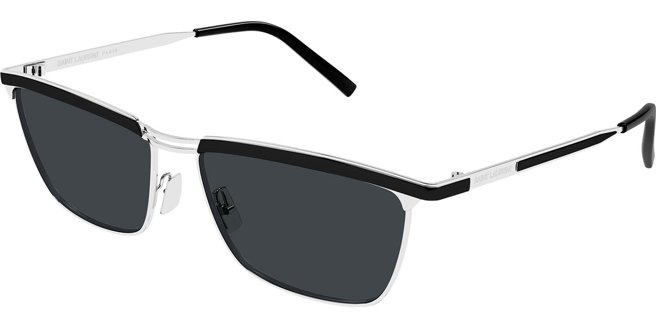 Saint Laurent SL 795 JOE 003 Men's Sunglasses Silver Size 57 - Free RX Lenses - Free RX Lenses