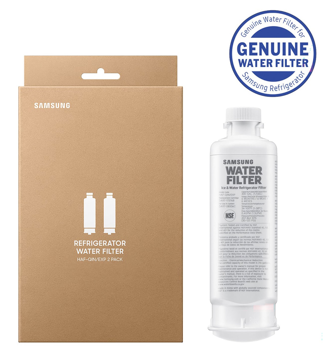 Samsung 2-Pack Refrigerator Water Filter