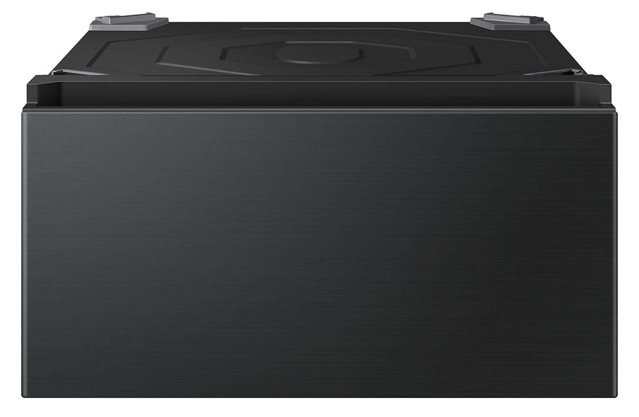 Samsung Bespoke AI Laundry Combo Pedestal With Storage Drawer 27-Inch in Brushed Black