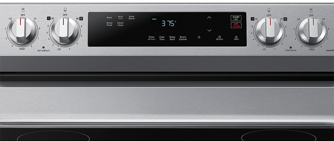 Samsung 6.3 Cu. Ft. Electric Range NE63A6111SS/AA | Abt