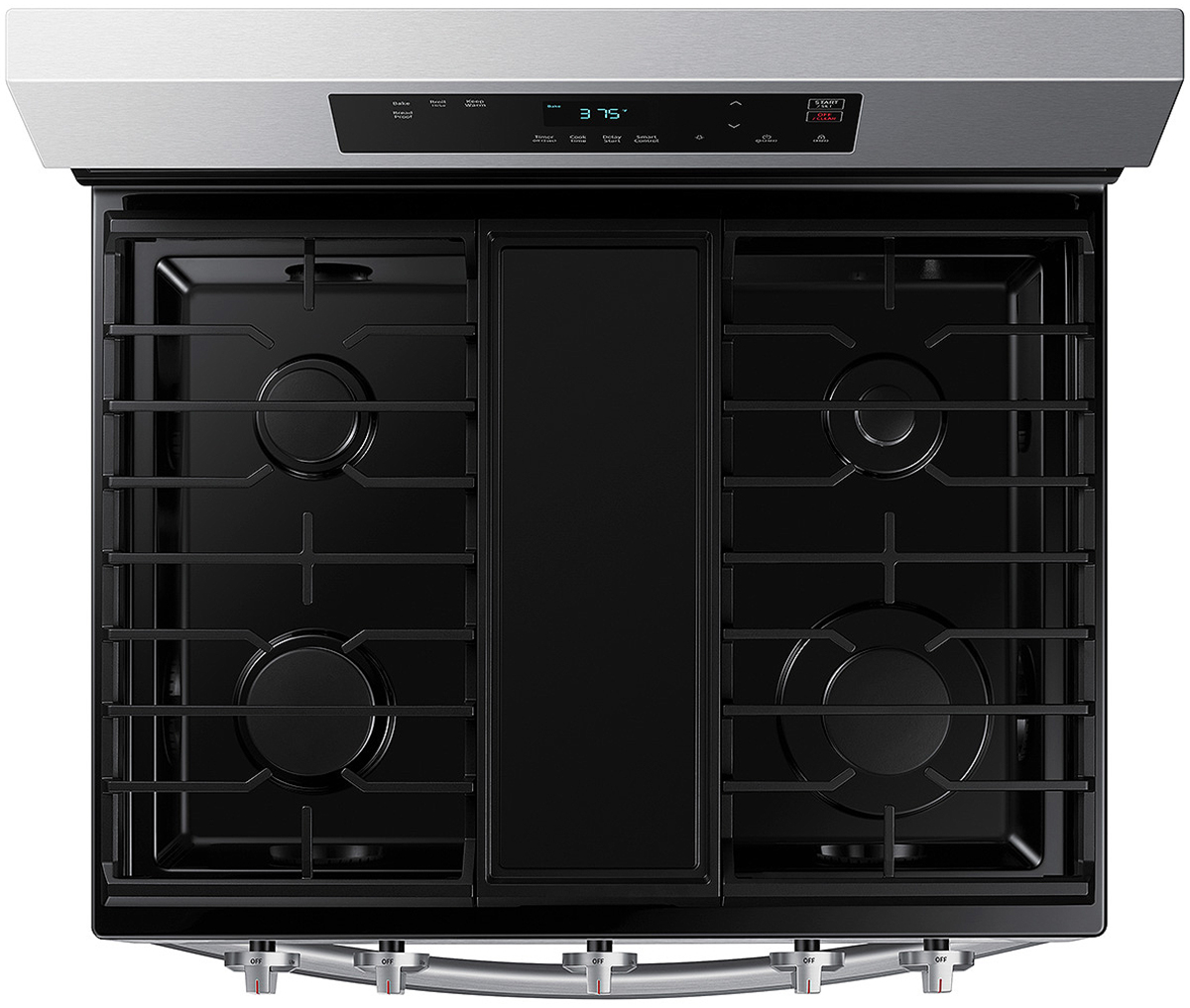 Samsung 6 Cu. Ft. Stainless Gas Range NX60A6111SS/AA | Abt