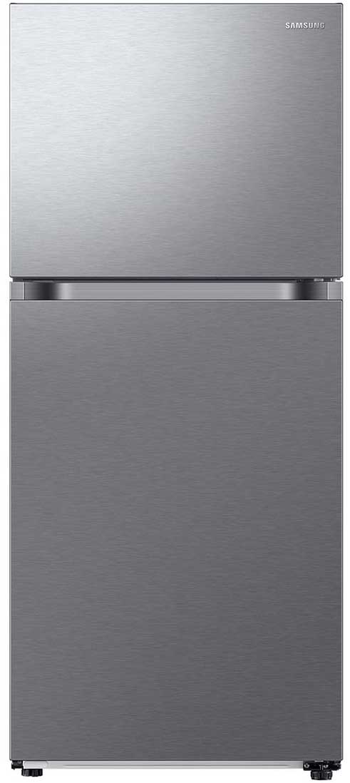 Samsung RT18DG6500SR 29 inch Top Freezer Refrigerator with 17.5 cu. ft. Capacity, LED Lighting, All-Around Cooling and Garage Ready in Stainless Steel