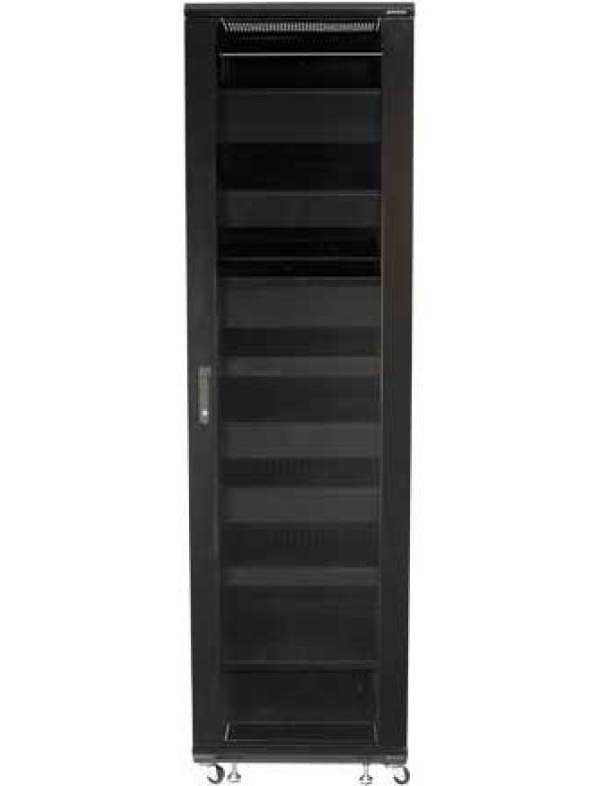 Sanus 85" Tall Black AV Home Theater Equipment Rack