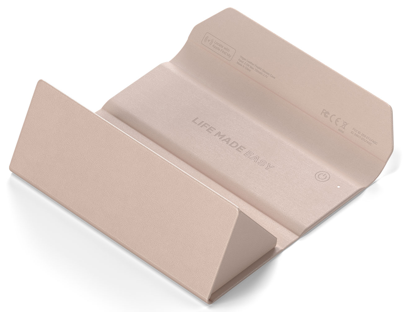 Satechi Vegan Leather FindAll Glasses Case in Desert Rose