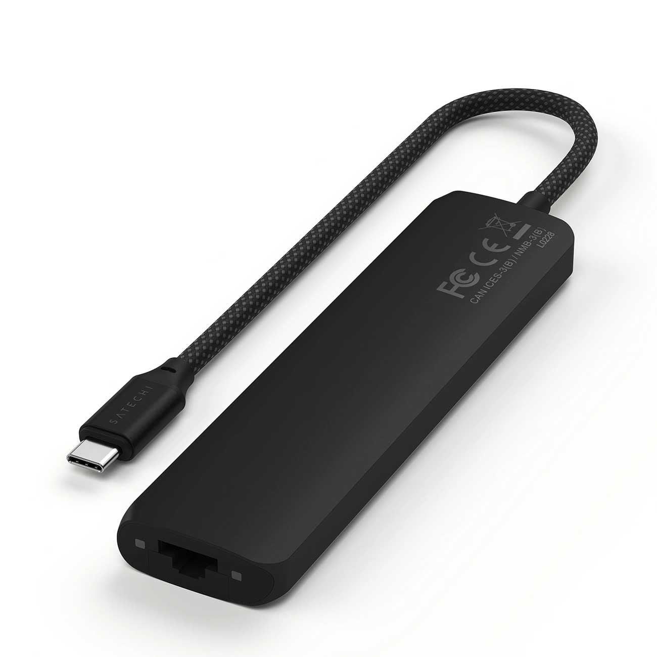 11431未開封SATECHI 7-in-1 Slim Plus USB-C Satechi 7-in-1 USB-C Slim Multiport Adapter in Black | Abt