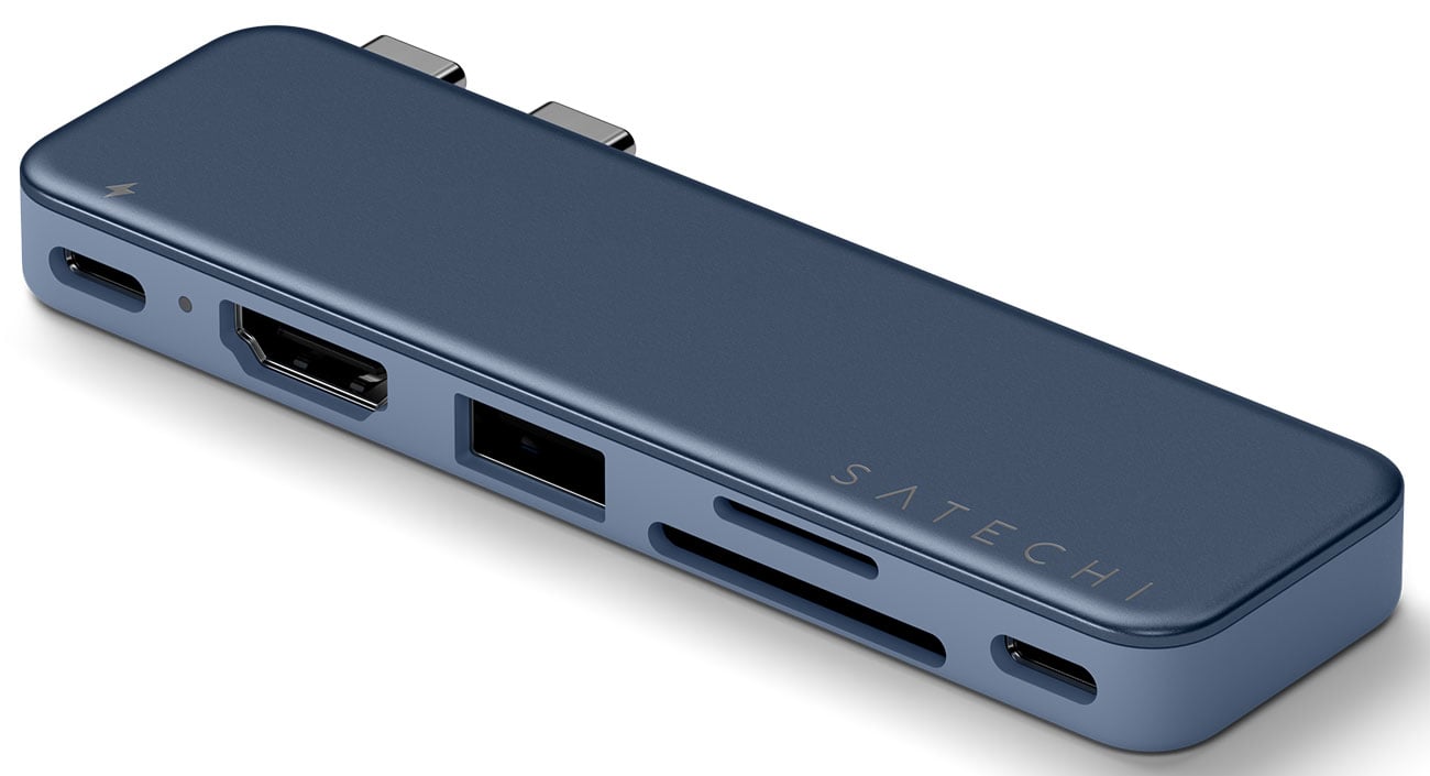 Satechi 13-in-1 USB-C Triple Display Multiport Adapter in Indigo