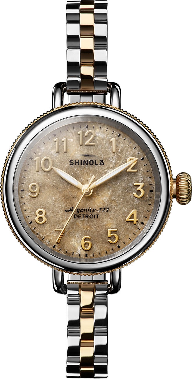 Shinola Birdy Watch 34mm with Petoskey Stone Dial
