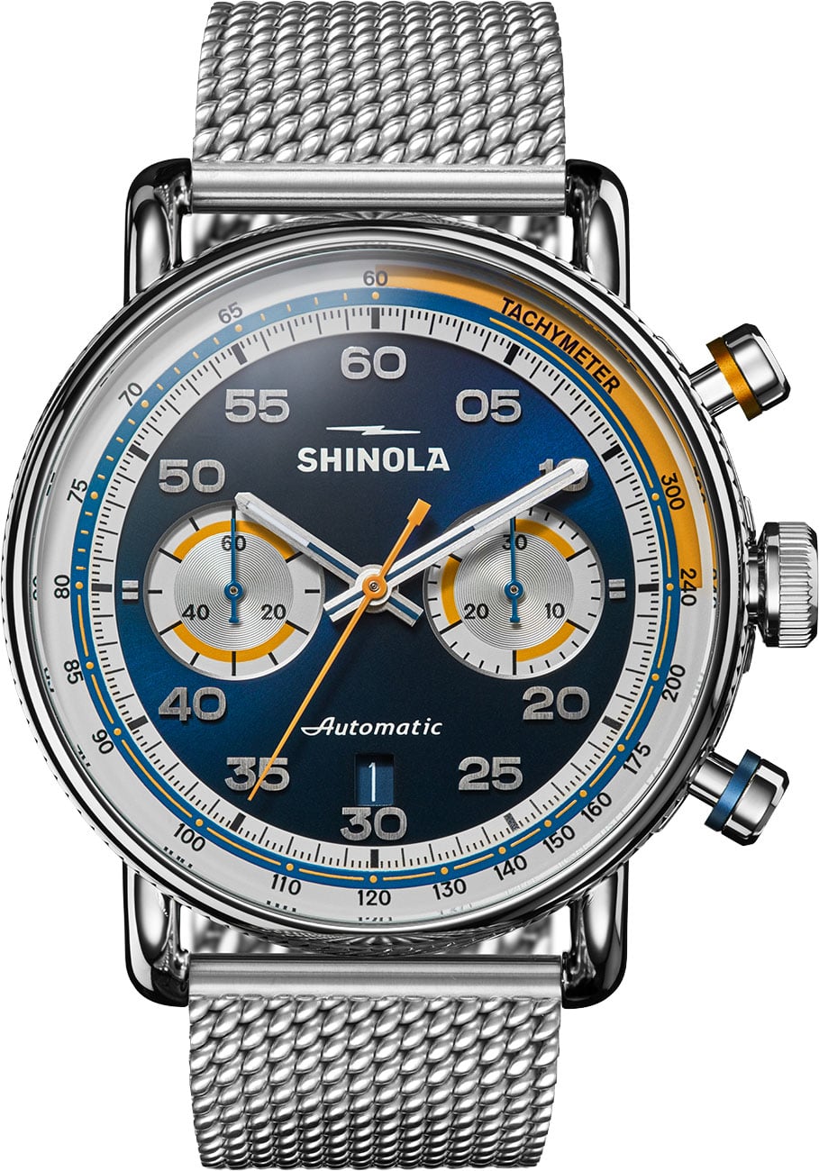 Shinola Canfield Speedway Open Road Chrono Watch - S0120308430
