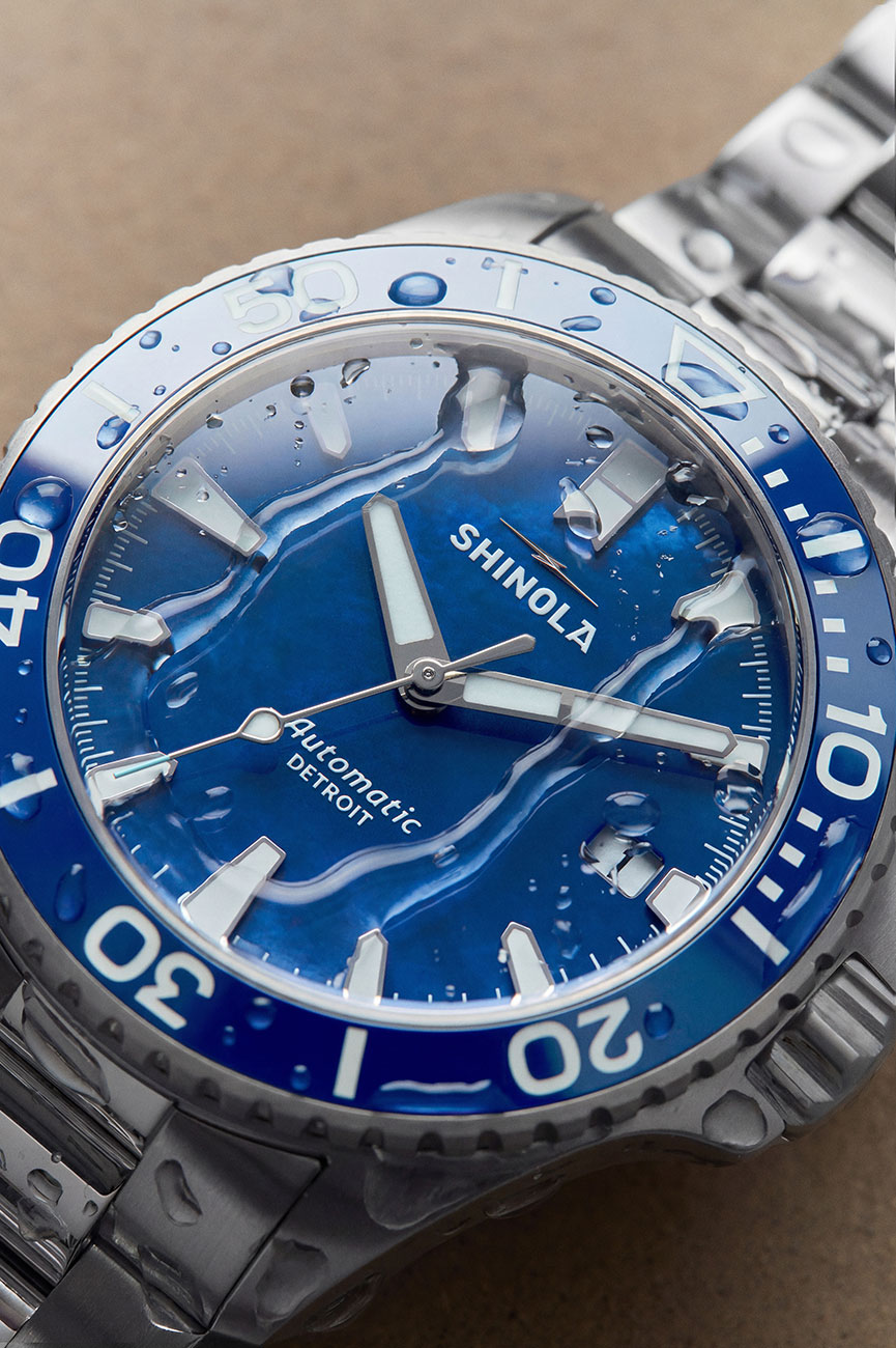 Shinola Lake Michigan Monster Auto Dive Watch 39mm - S0120484234