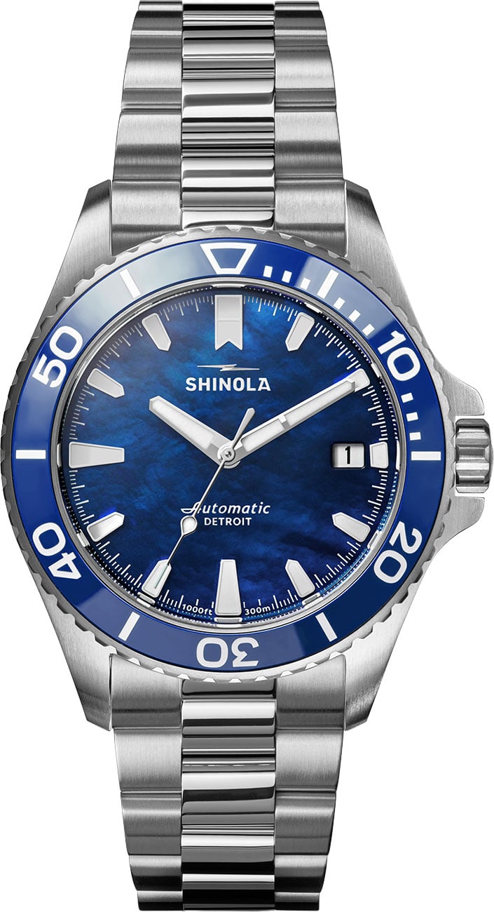 Shinola Lake Michigan Monster Auto Dive Watch 39mm - S0120484234
