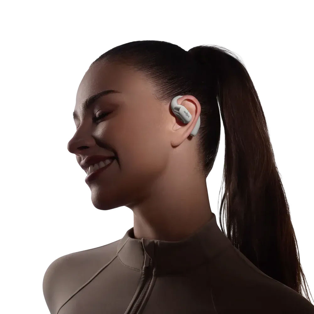 Shokz OpenFit 2 Plus Open Ear Wireless Earbuds in Grey