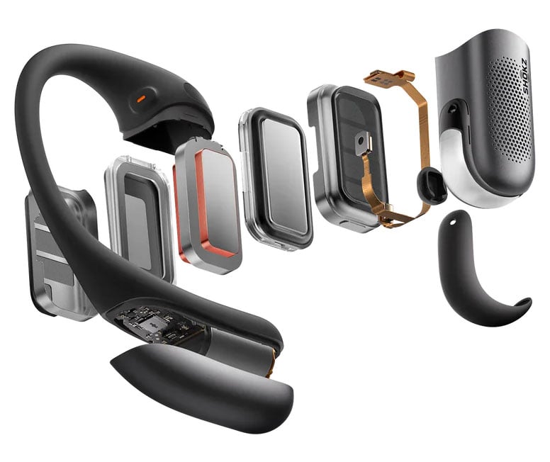 Shokz OpenFit Pro Black Earbuds with an IP55 rating | Abt