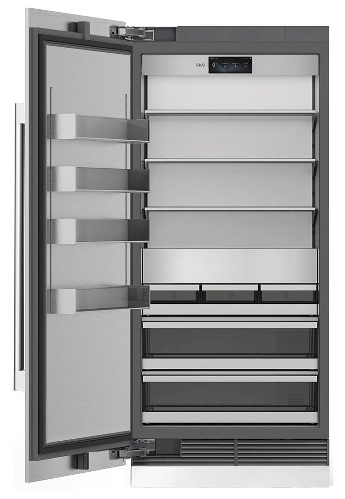 SKS Integrated Column Freezer 36-Inch in Panel Ready - SKSCF3611P