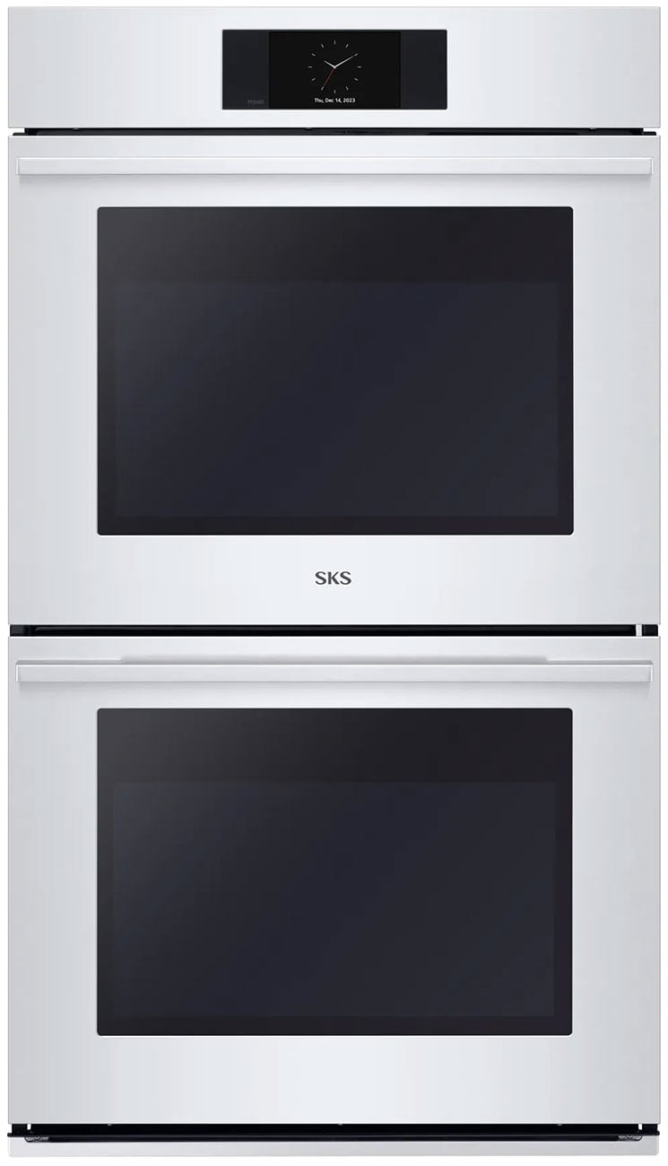 SKS Double Wall Oven With Steam-Combi Transitional Design 30-Inch in Satin Stainless Steel