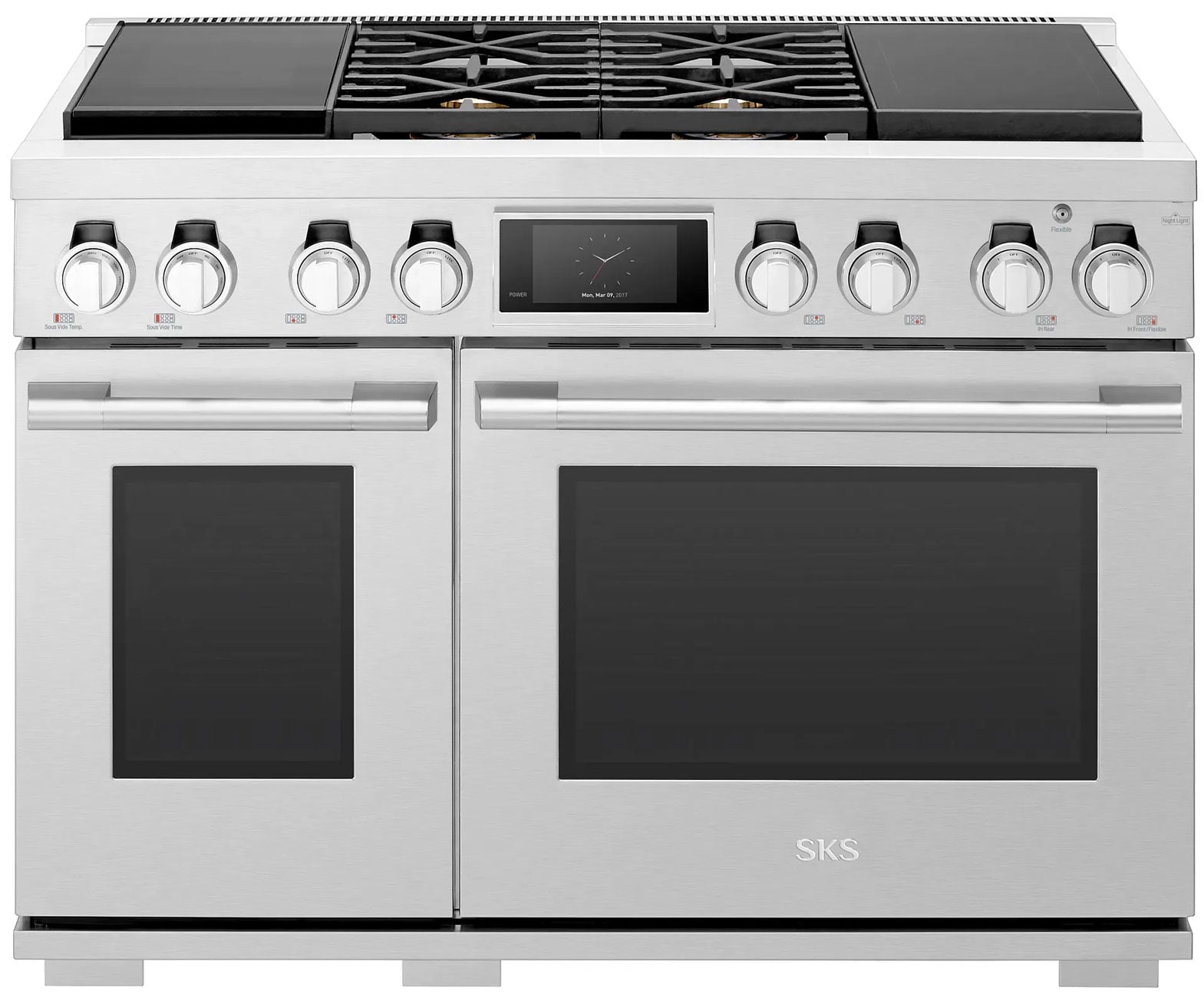 Signature Kitchen Suite 36" Dual Fuel Range With Sous Vide, Induction, Steam Assisted, Sabbath Mode, Easy Clean for Kitchen