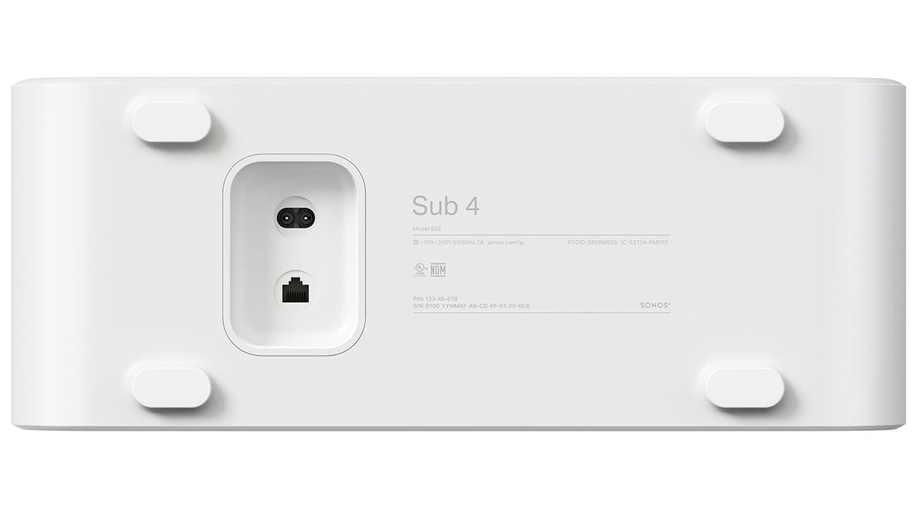 SONOS Sub 4 Subwoofer Speaker in White - SUBG4US1 | Abt