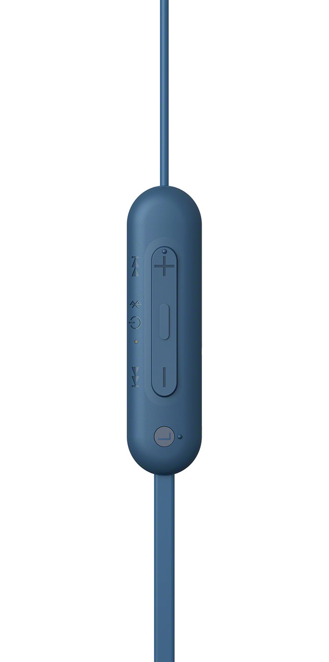 Sony Blue Wireless In-ear Headphones - WIC100L | Abt