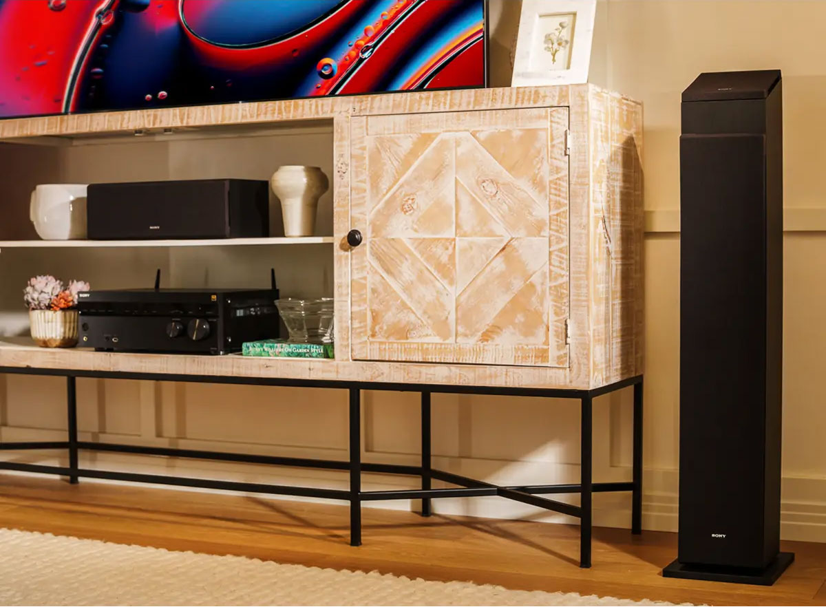 Sony 3-Way Floorstanding Speaker in Black (Each) - SS-CS3M2