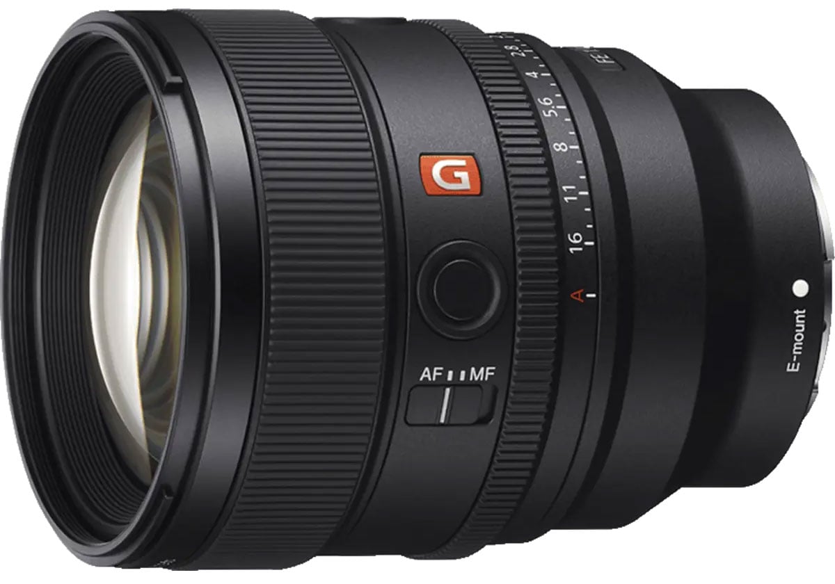 Sony Camera Lens FE 85mm f14 G Master II in Black