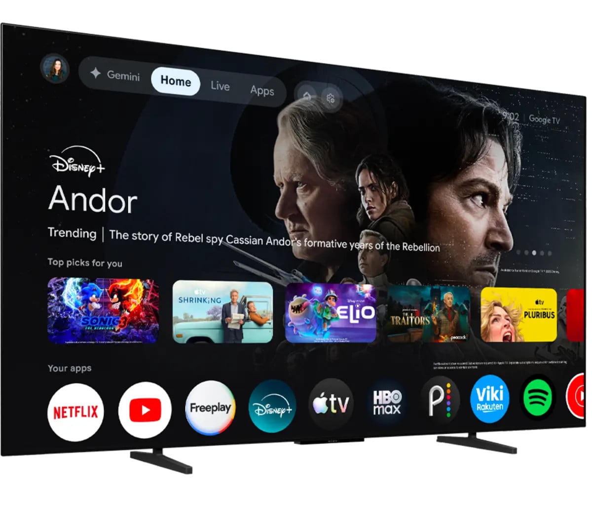 Sony BRAVIA 6 OLED 55-Inch 4K TV with Gemini - K55A60