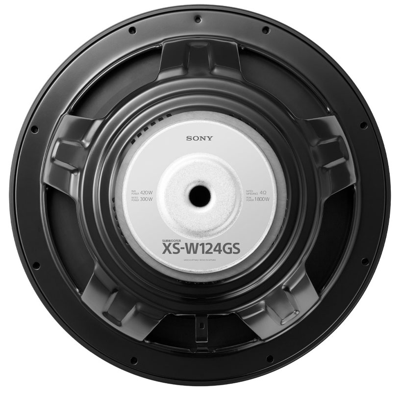Sony Car Subwoofer 12-Inch 4-Ohm GS in Black - XSW124GS