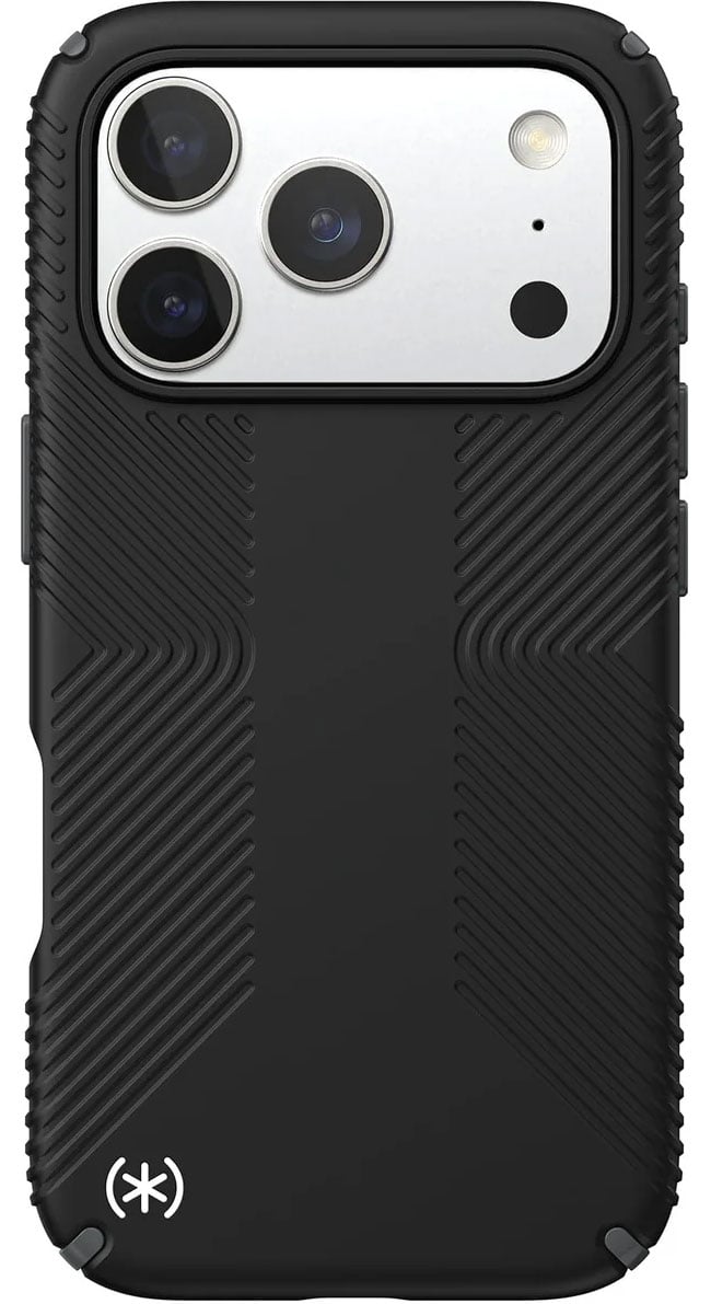 Speck Presidio2 Grip MagSafe iPhone 17 Pro Case in Black - 150976-D143