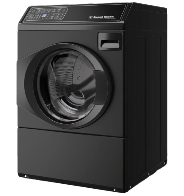 Speed Queen FF7 Front Load Left-Hinge Washer in Matte Black - FF7011BN