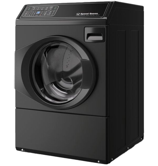 Speed Queen FF7 Front Load Right-Hinge Washer in Matte Black FF7012BN