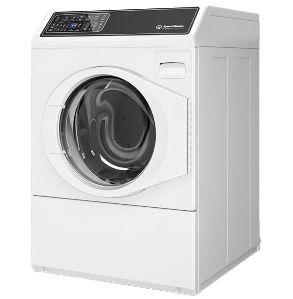 WAF Speed Queen FF7 Front Load Right-Hinge Washer in White | Abt