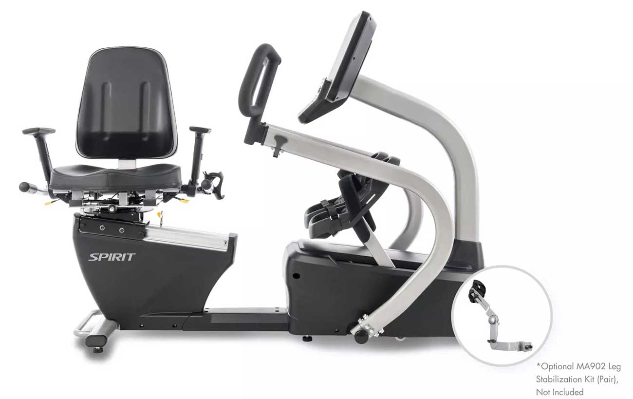 Spirit Fitness CRS800 Recumbent Stepper Bike | Abt
