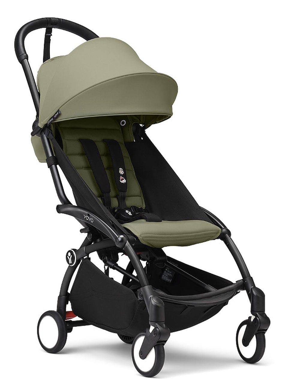 Stokke YOYO3 Complete Stroller, 2024, Black, Olive