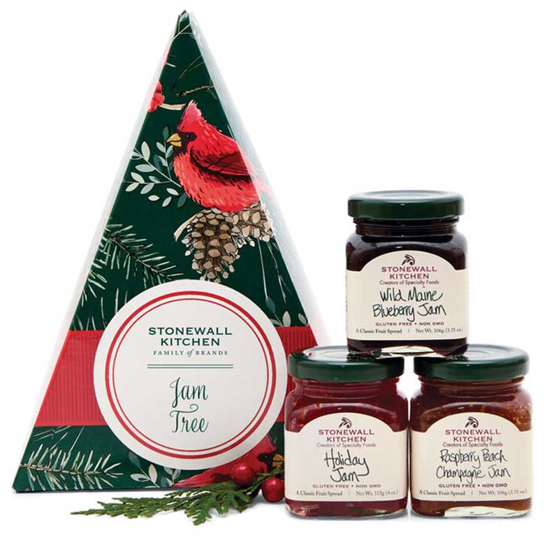 Stonewall Kitchen Holiday 2025 Jam Tree Gift Set