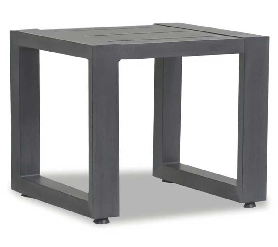 Sunset West Redondo Aluminum Rectangular Outdoor End Table