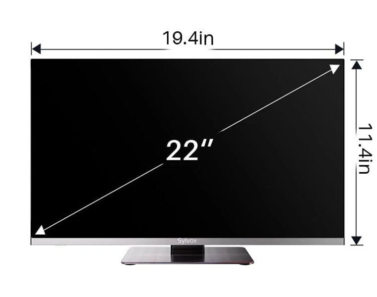 Sylvox Limo Series RV TV 22-Inch Smart 1080p DVD Player - RT22R3KGCA