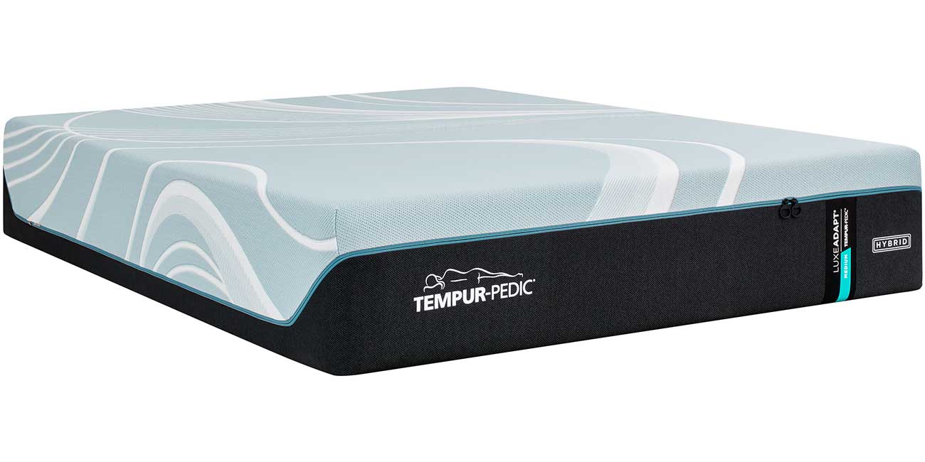 Tempur-Pedic LuxeAdapt 2.0 13" Medium Hybrid Mattress Set - Queen Split