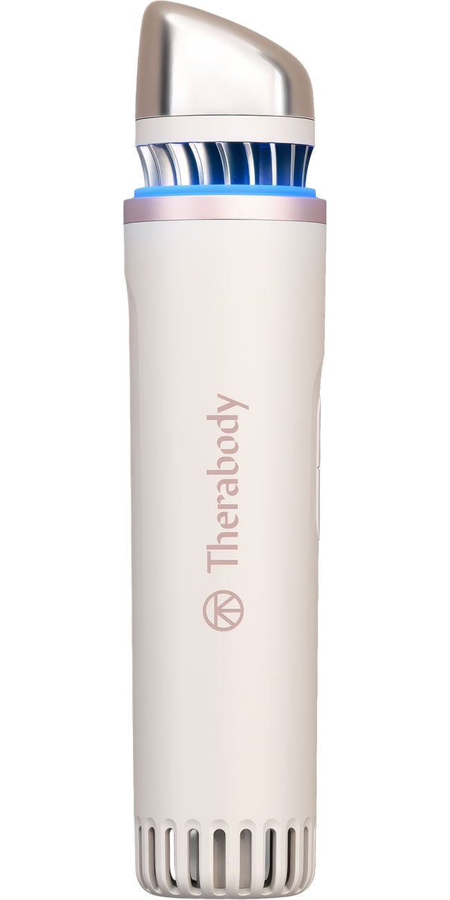 Therabody TheraFace Depuffing Wand Heat & Cold Eye Massager - White