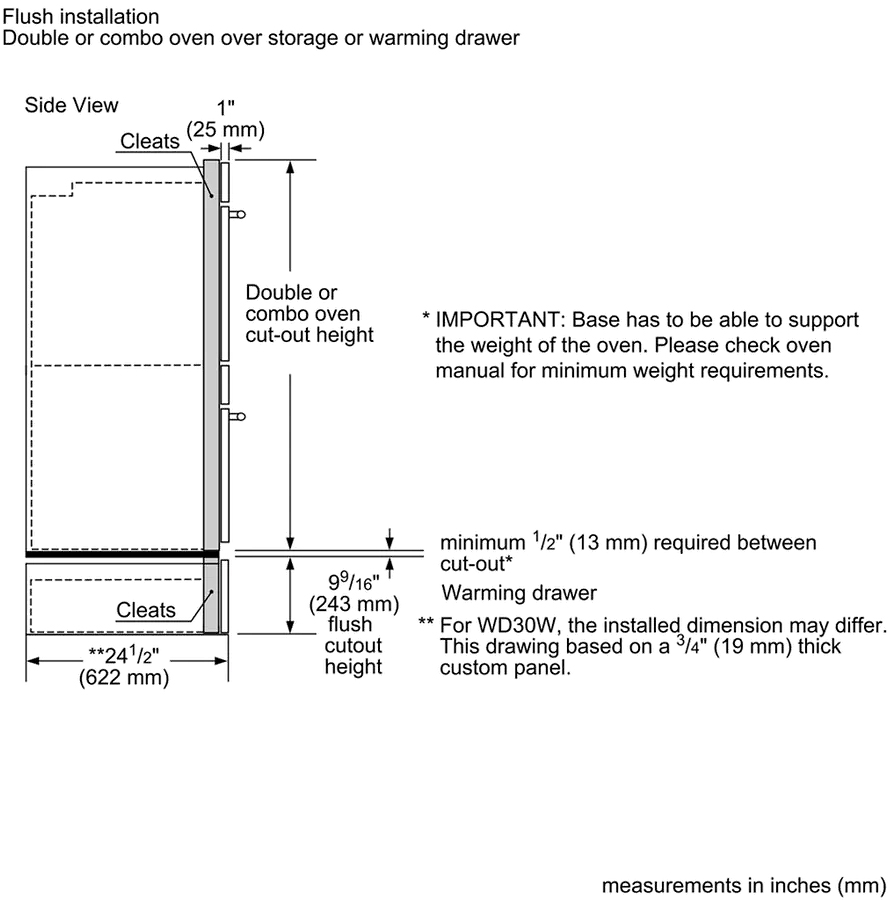 Thermador 30" Double BuiltIn Oven ME302YP Abt