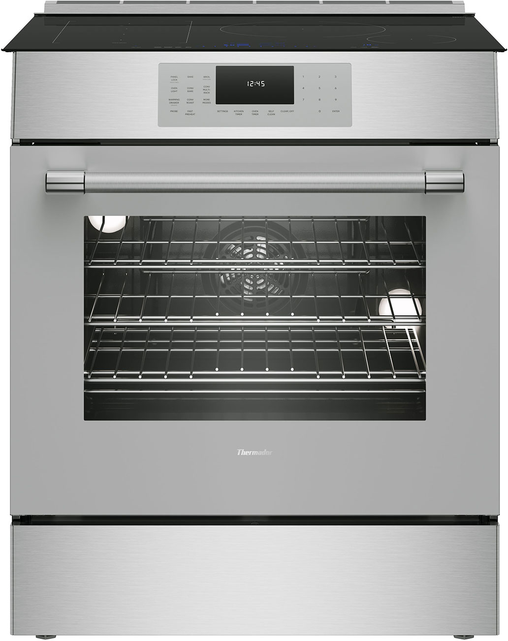 Thermador Masterpiece MRI304DL 30'' Induction Slide-In Range, Pro Grand Commercial Depth, Stainless Steel, True Convection Oven, SoftClose Hinges