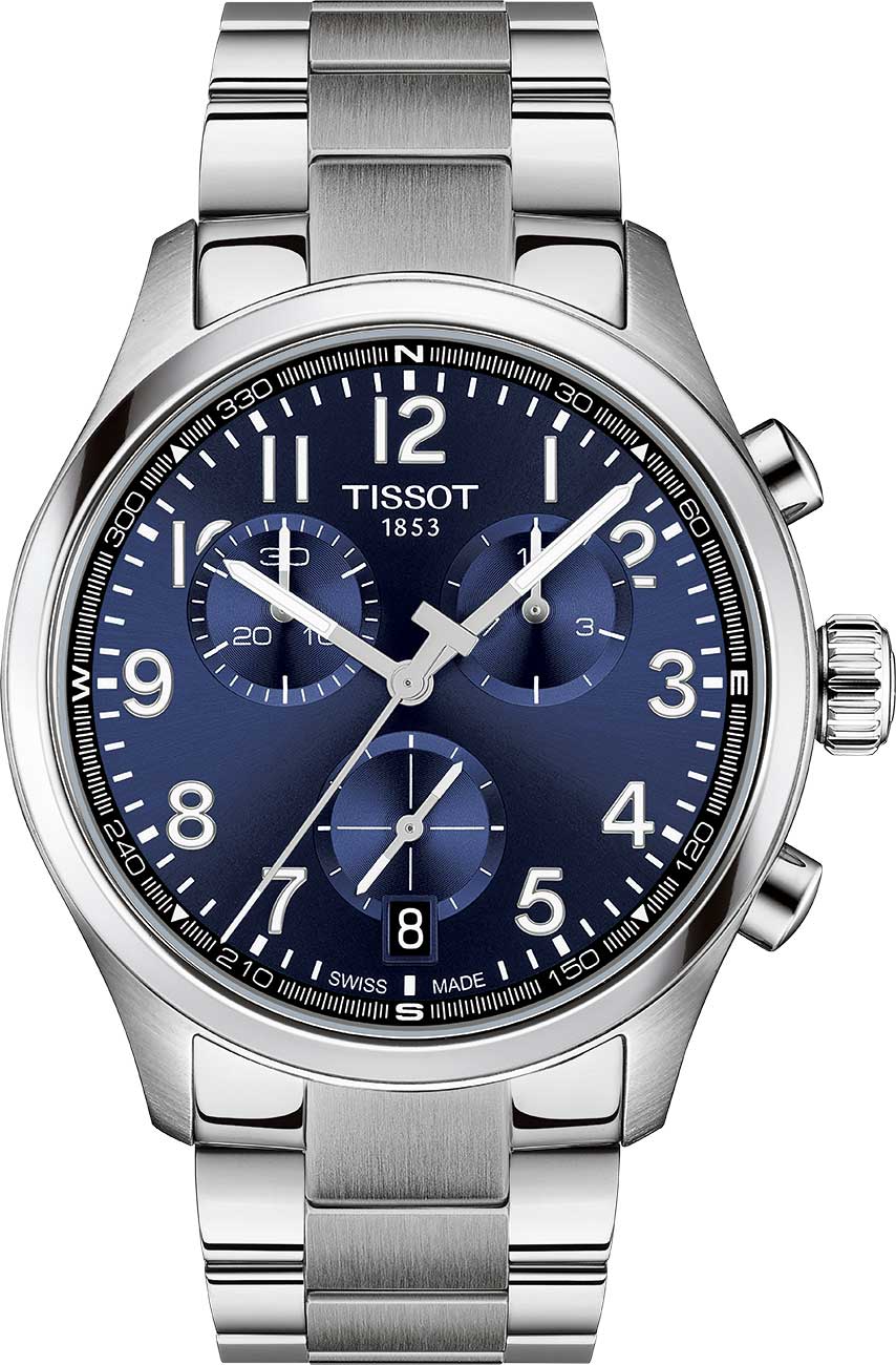 Tissot Chrono L 42mm  Blue Dial Stainless Steel Men's Watch T116.417.11.042.00 T116.417.11.042.00