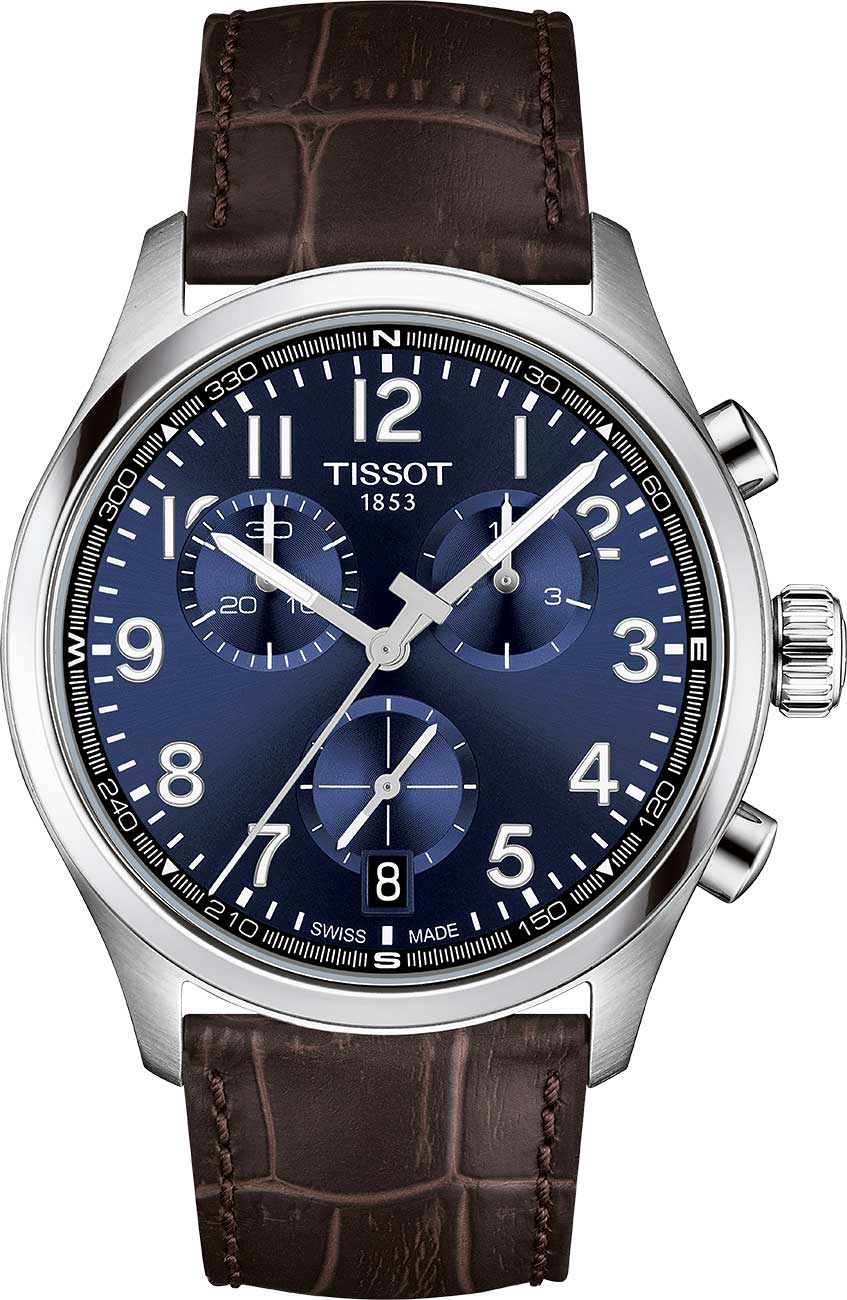 Tissot Chrono L Watch 42mm with Blue Dial - T1164171604200